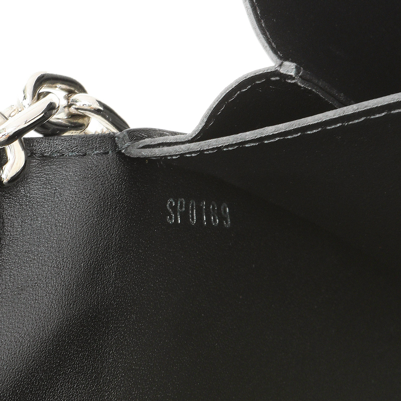 Exclusive Louis Vuitton Black Epi Monogram Twist Chain Wallet — Alternate View 8