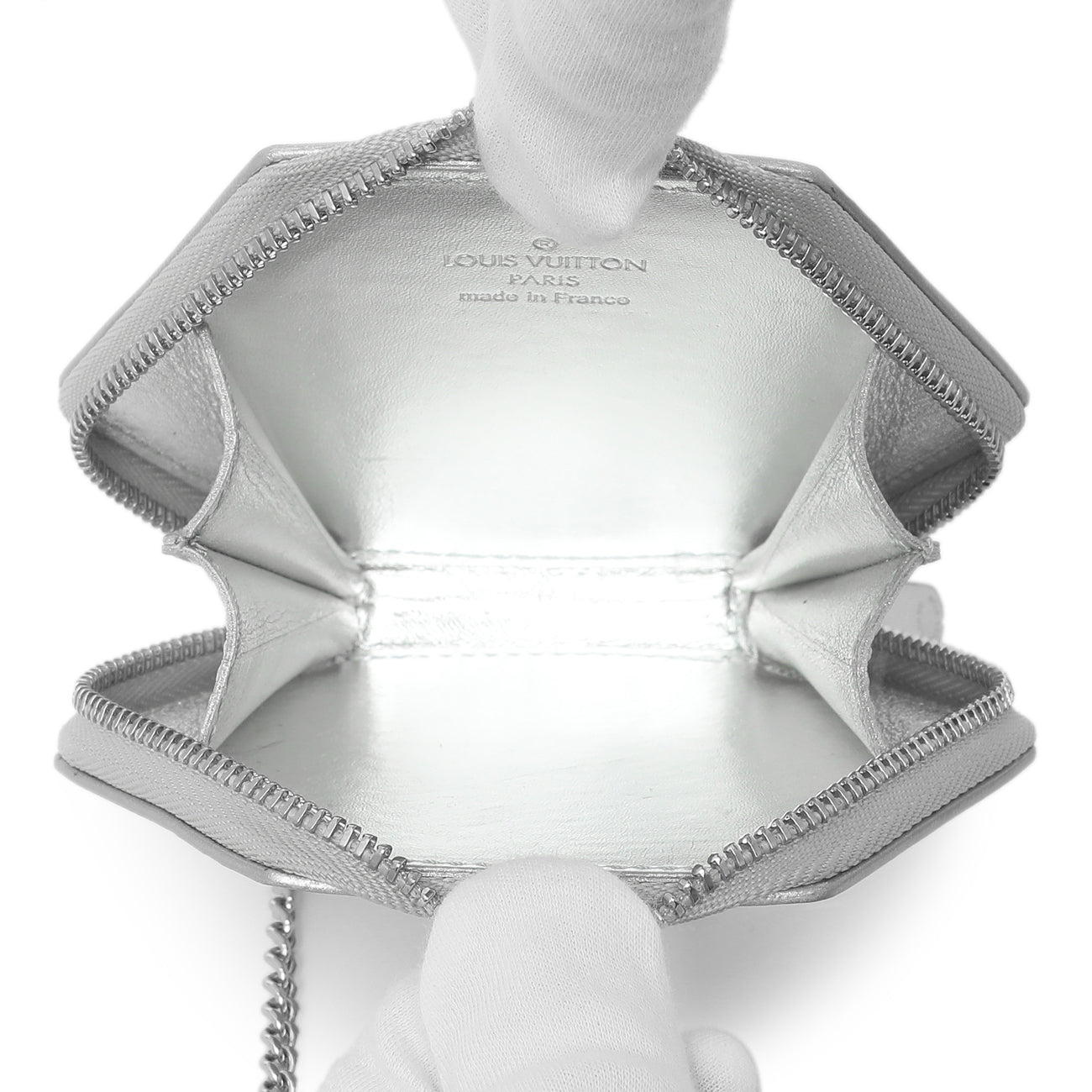 Exclusive Louis Vuitton Vernis Flocon Snowflake Coin Purse — Top View