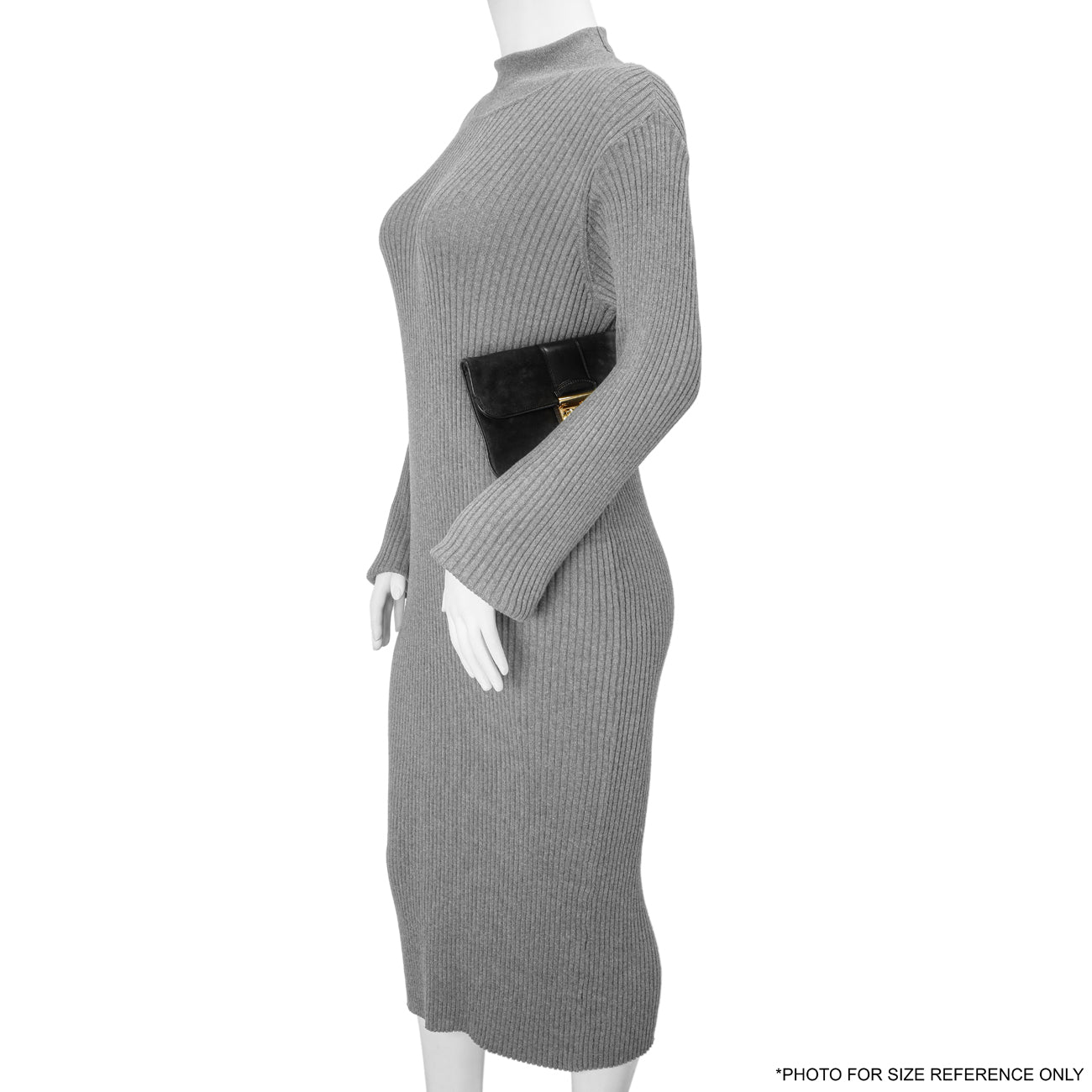 Exclusive Louis Vuitton Black Suede Sofia Coppola Slim Clutch — Alternate View 12