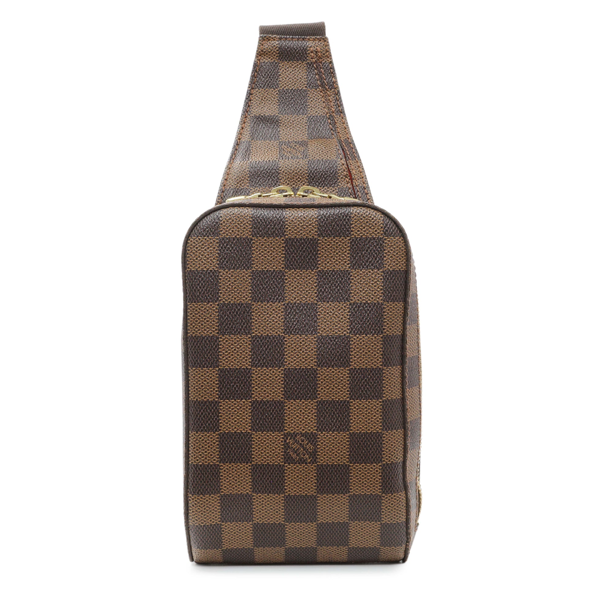 Exclusive Louis Vuitton Damier Ebene Geronimos — Front View