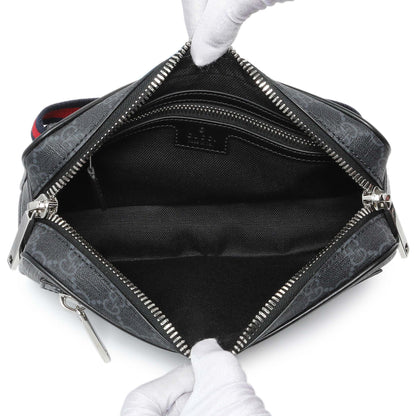Exclusive Gucci GG Supreme Monogram Web Belt Bag — Top View