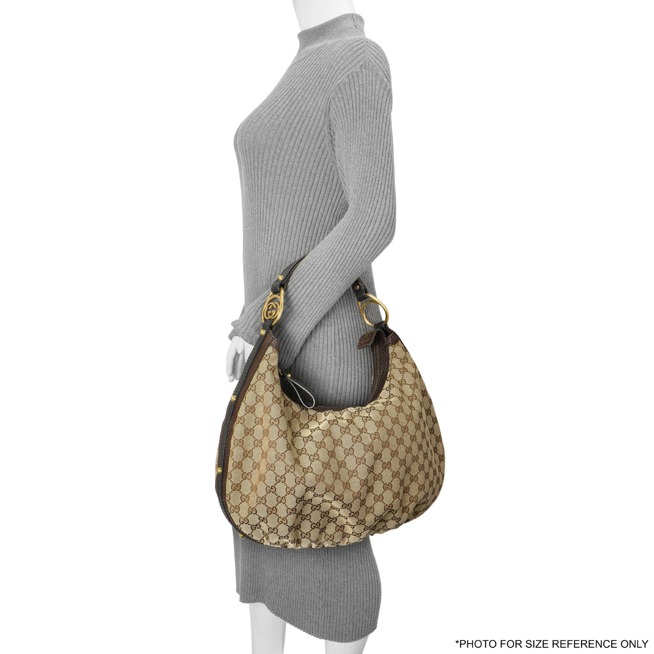 Exclusive Gucci Monogram Medium Interlocking Hobo — Alternate View 9