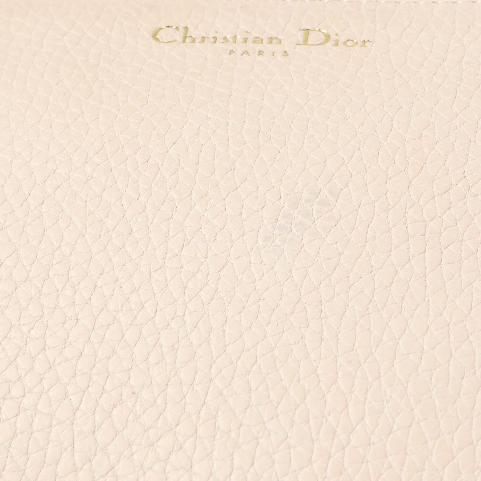Exclusive Christian Dior Rose Poudre Bullcalf Medium Diorissimo — Alternate View 14