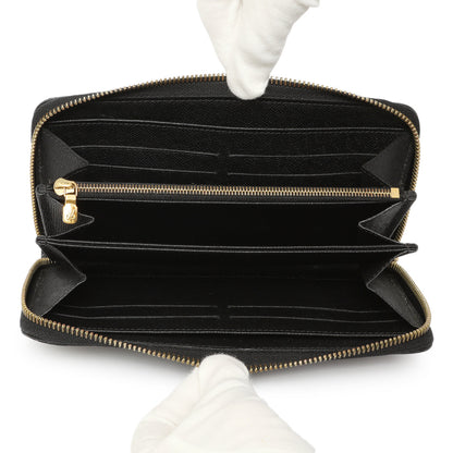 Exclusive Louis Vuitton Black Damier Paillettes Zippy Wallet — Alternate View 12