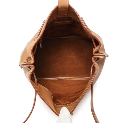 Exclusive Saint Laurent Seau Calfskin Bucket Bag — Top View