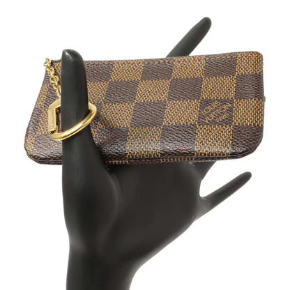 Exclusive Louis Vuitton Damier Ebene Key Pouch — Lifestyle View
