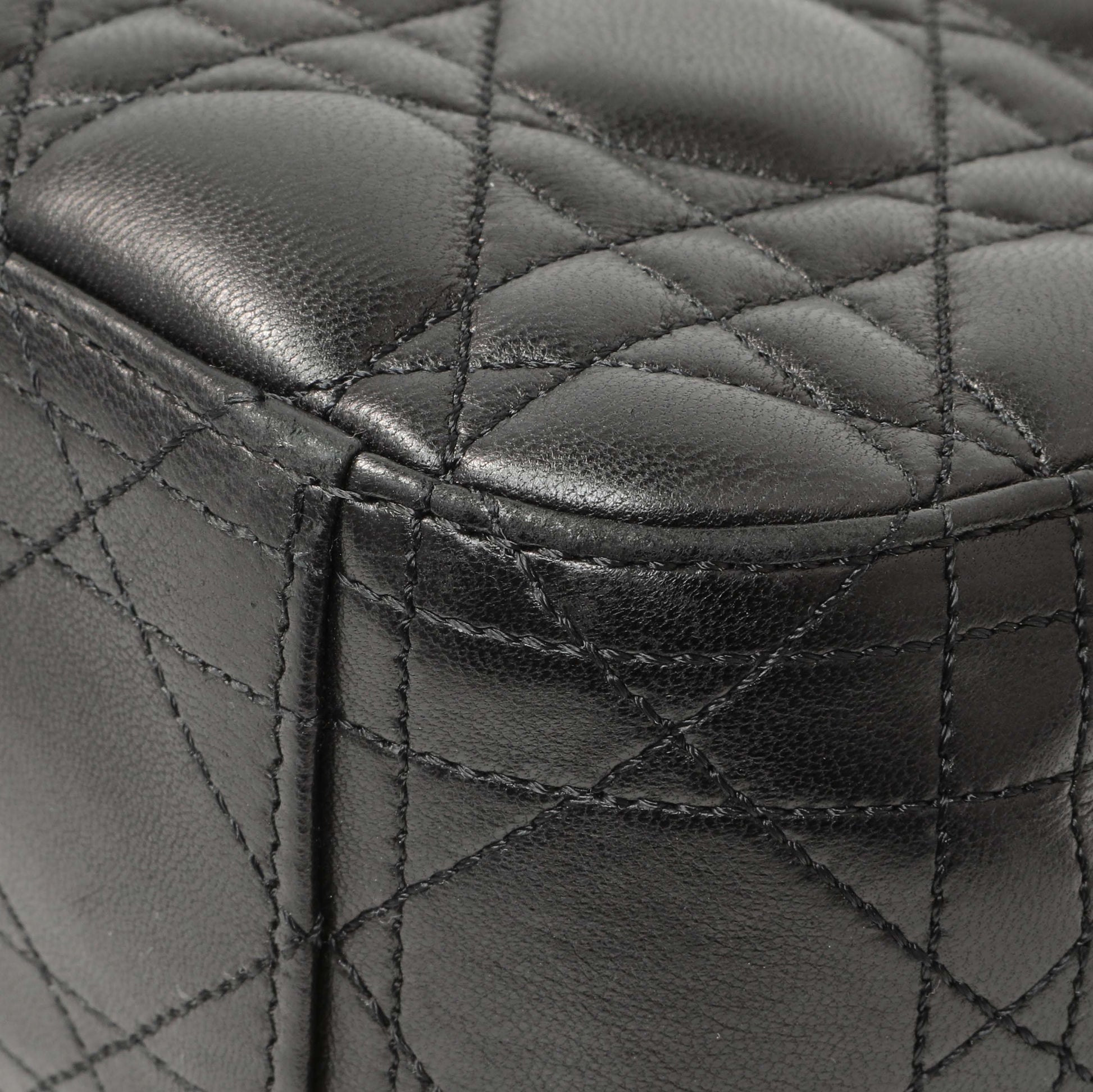 Exclusive Christian Dior Black Lambskin Cannage Medium Miss Dior Flap — Alternate View 7