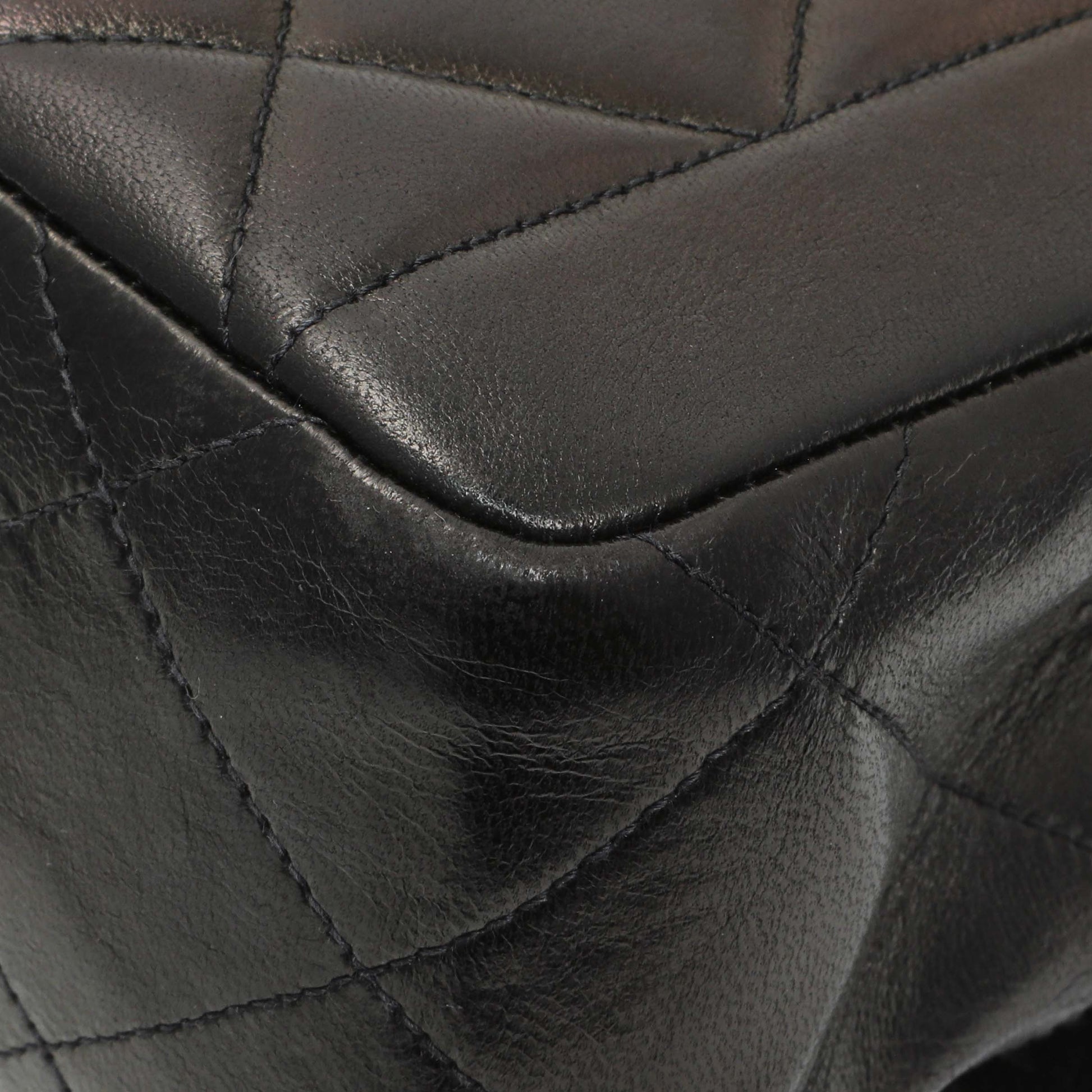 Exclusive Chanel Black Quilted Lambskin Vintage CC Chain Flap — Lifestyle View