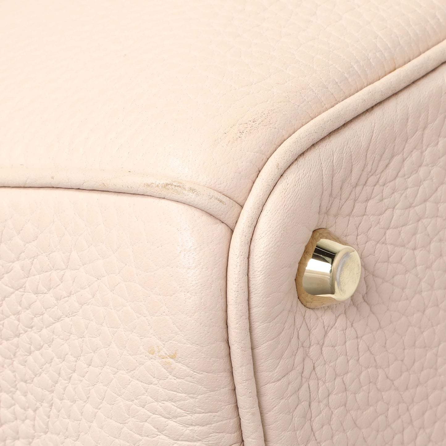 Exclusive Christian Dior Rose Poudre Bullcalf Medium Diorissimo — Top View