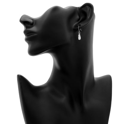 Exclusive Tiffany & Co. Sterling Silver Teardrop Earrings — Back View