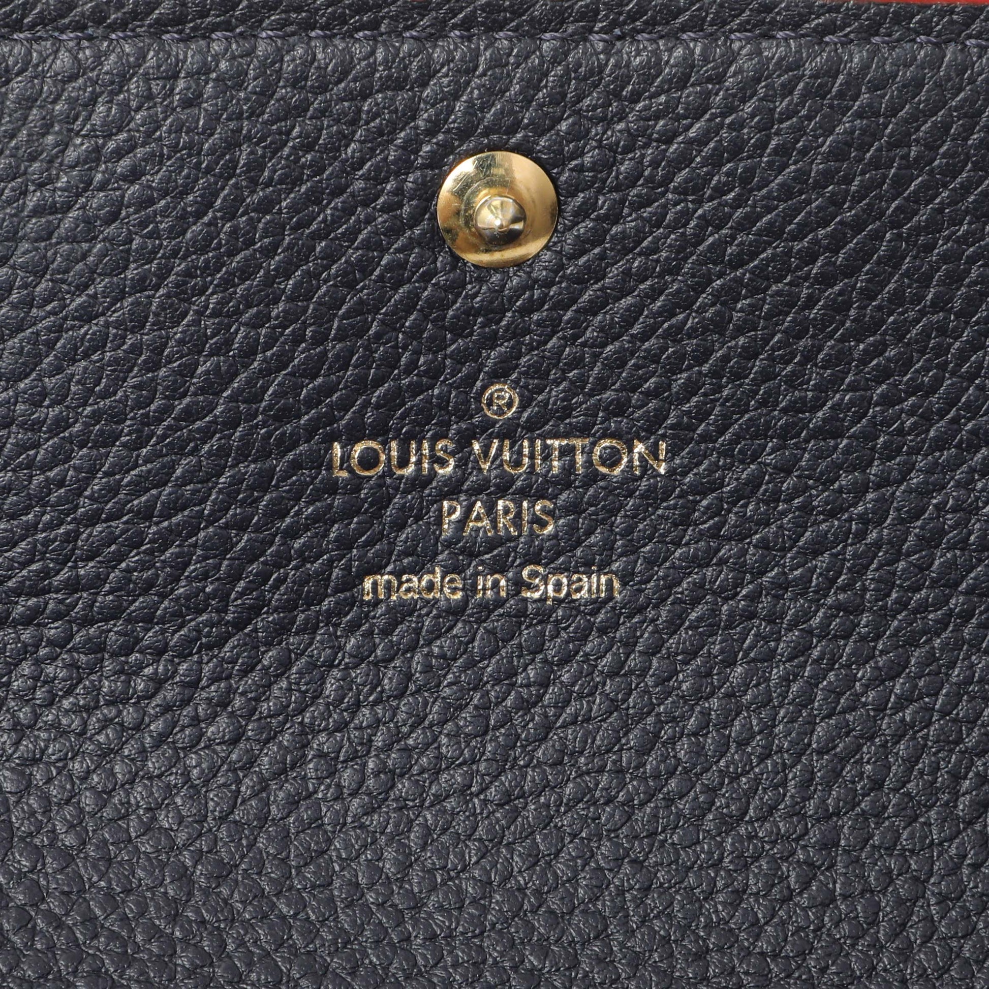 Exclusive Louis Vuitton Marine Rouge Empreinte Pont-Neuf Wallet — Alternate View 9