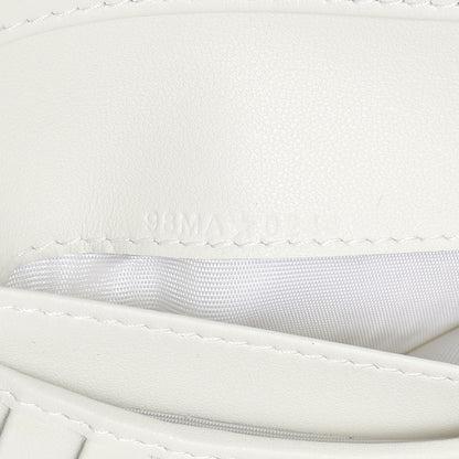 Exclusive Christian Dior White Calfskin Dioramour Je Vous Adore Caro Scarlet Wallet — Lifestyle View