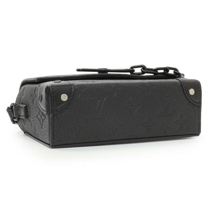 Exclusive Louis Vuitton Black Taurillon Monogram Steamer Wearable Wallet — Back View