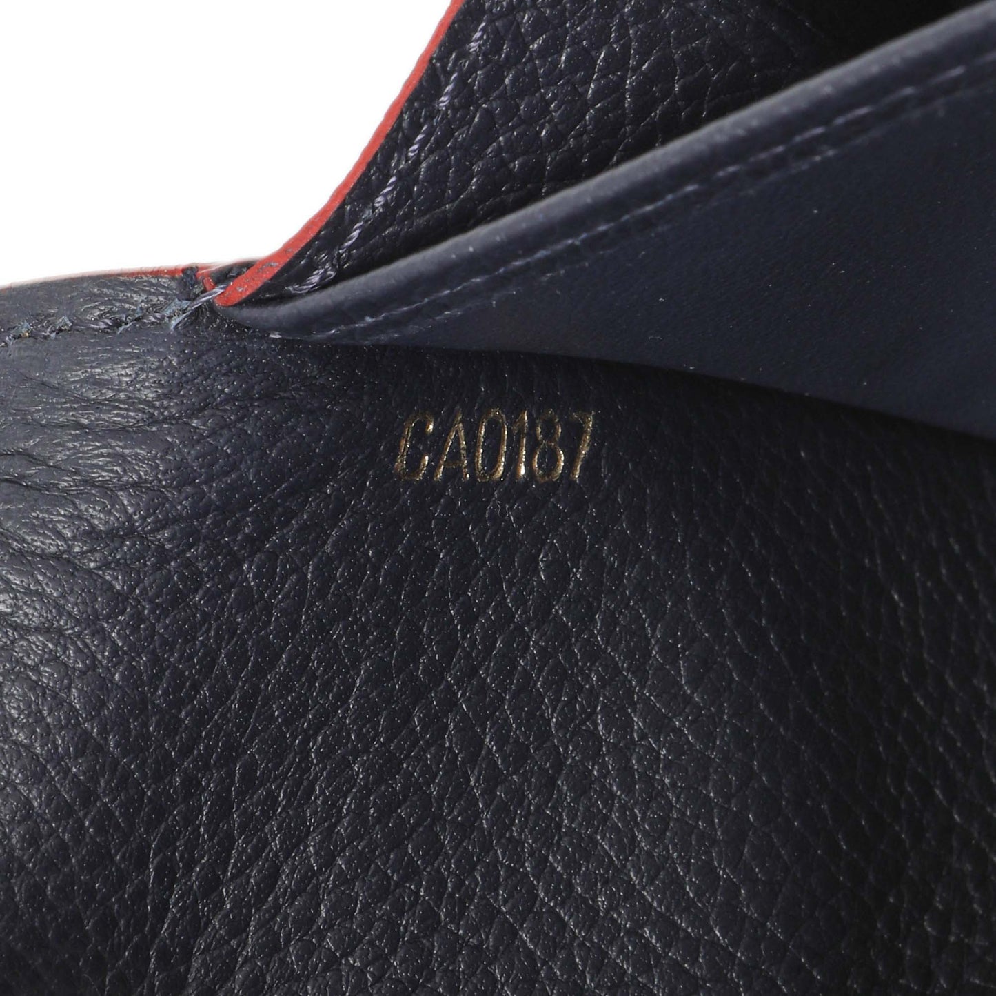 Exclusive Louis Vuitton Marine Rouge Empreinte Pont-Neuf Wallet — Alternate View 10
