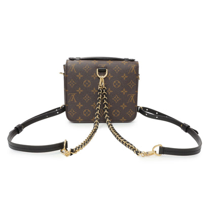 Exclusive Louis Vuitton Reverse Monogram Pochette Metis Backpack — Side View