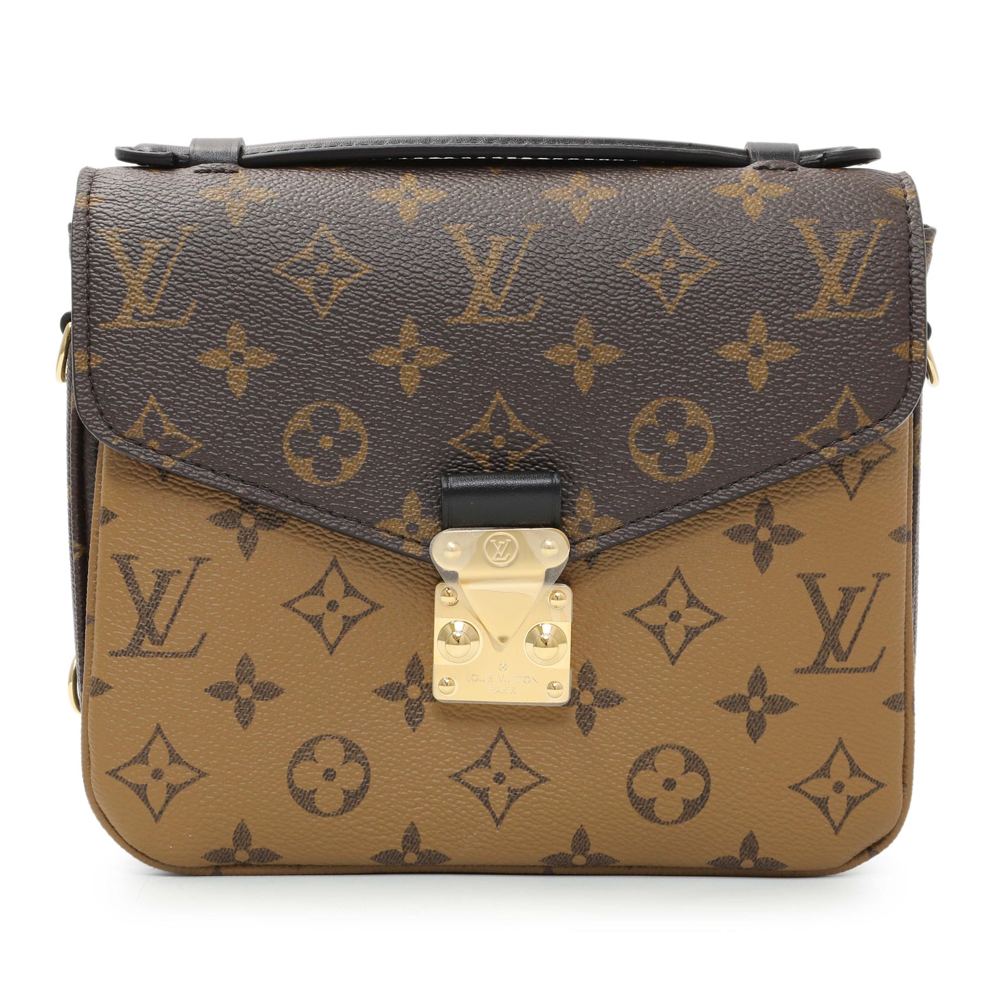 Exclusive Louis Vuitton Reverse Monogram Pochette Metis Backpack — Front View