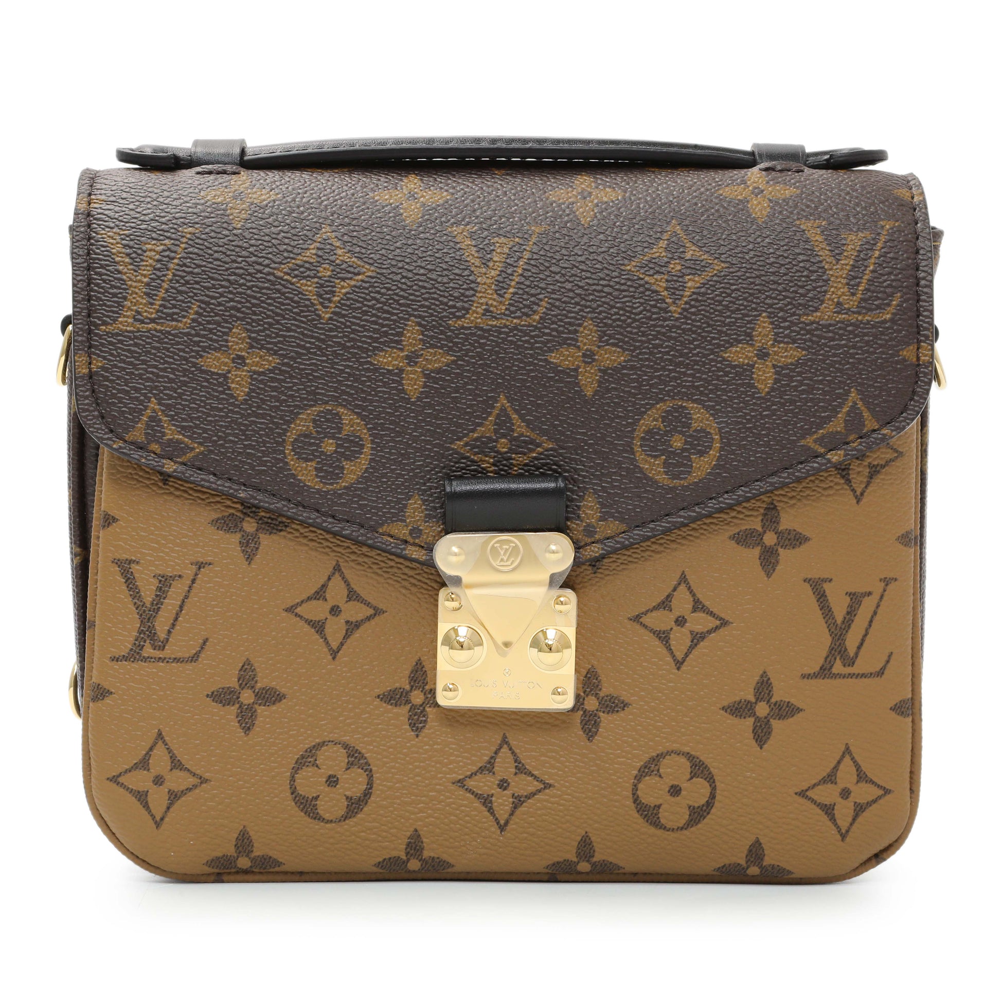 Exclusive Louis Vuitton Reverse Monogram Pochette Metis Backpack — Front View