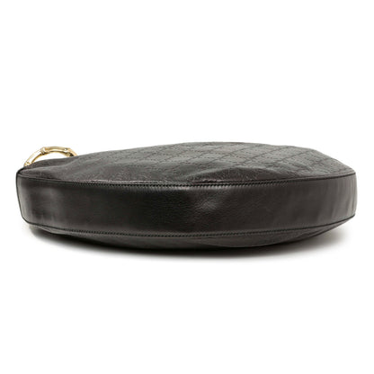 Exclusive Gucci Guccissima Half Moon Bamboo Ring Hobo — Back View