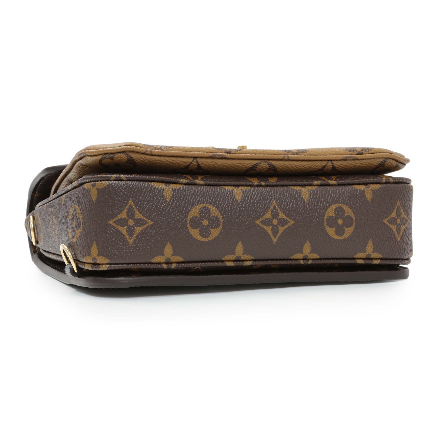 Exclusive Louis Vuitton Reverse Monogram Pochette Metis Backpack — Back View