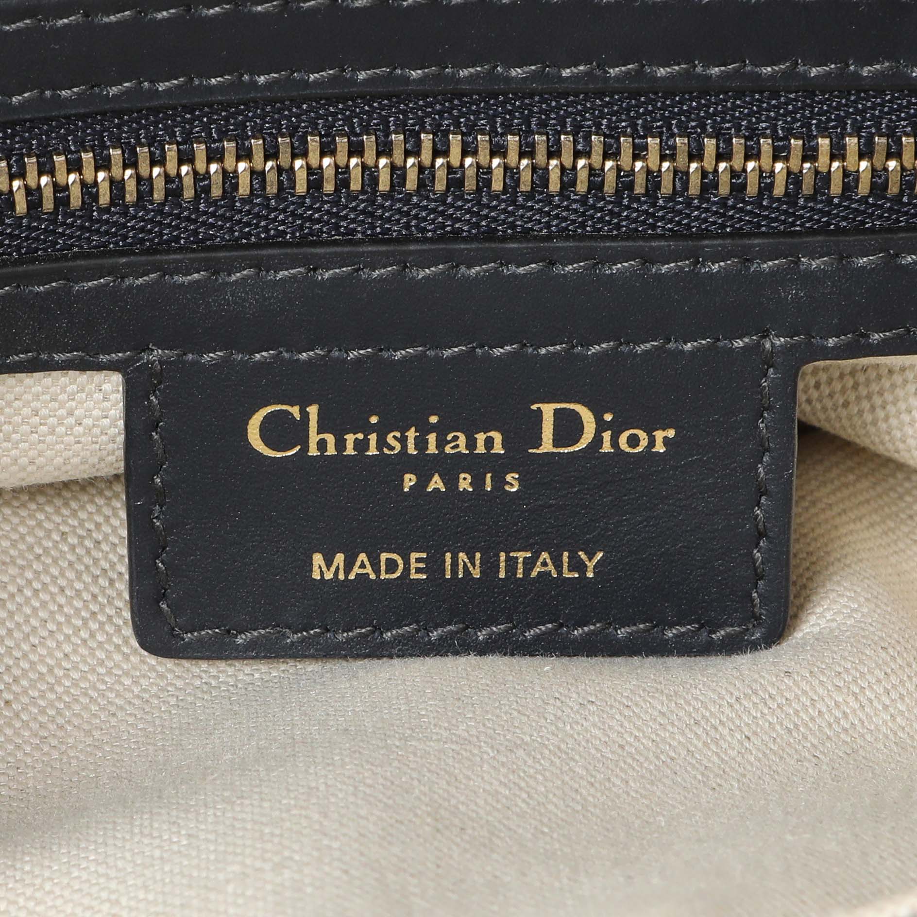 Exclusive Christian Dior Oblique Saddle Bag — Detail View