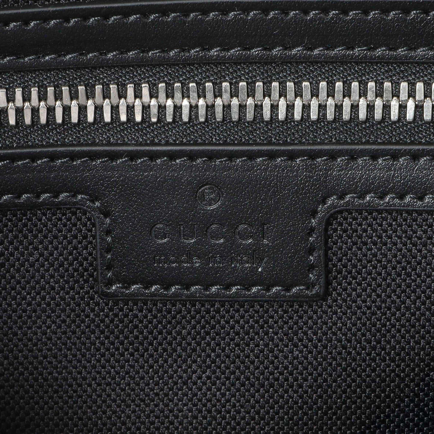 Exclusive Gucci GG Supreme Monogram Web Belt Bag — Detail View