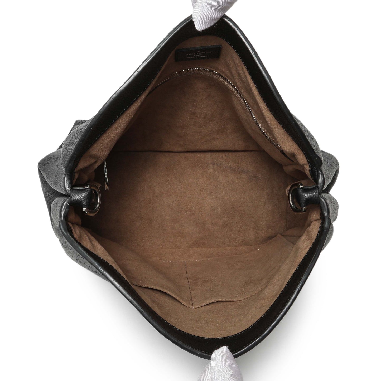 Exclusive Louis Vuitton Black Mahina Babylone PM — Top View