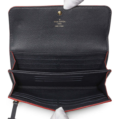 Exclusive Louis Vuitton Marine Rouge Empreinte Pont-Neuf Wallet — Alternate View 8