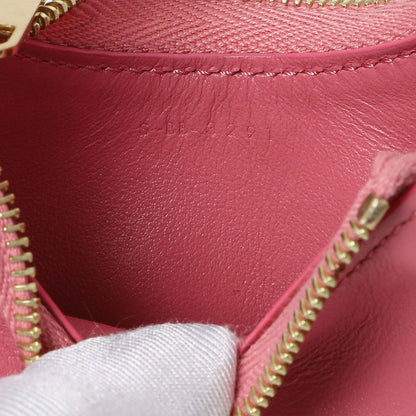 Exclusive Celine Pink Calfskin Micro Ava Pouch Charm — Lifestyle View