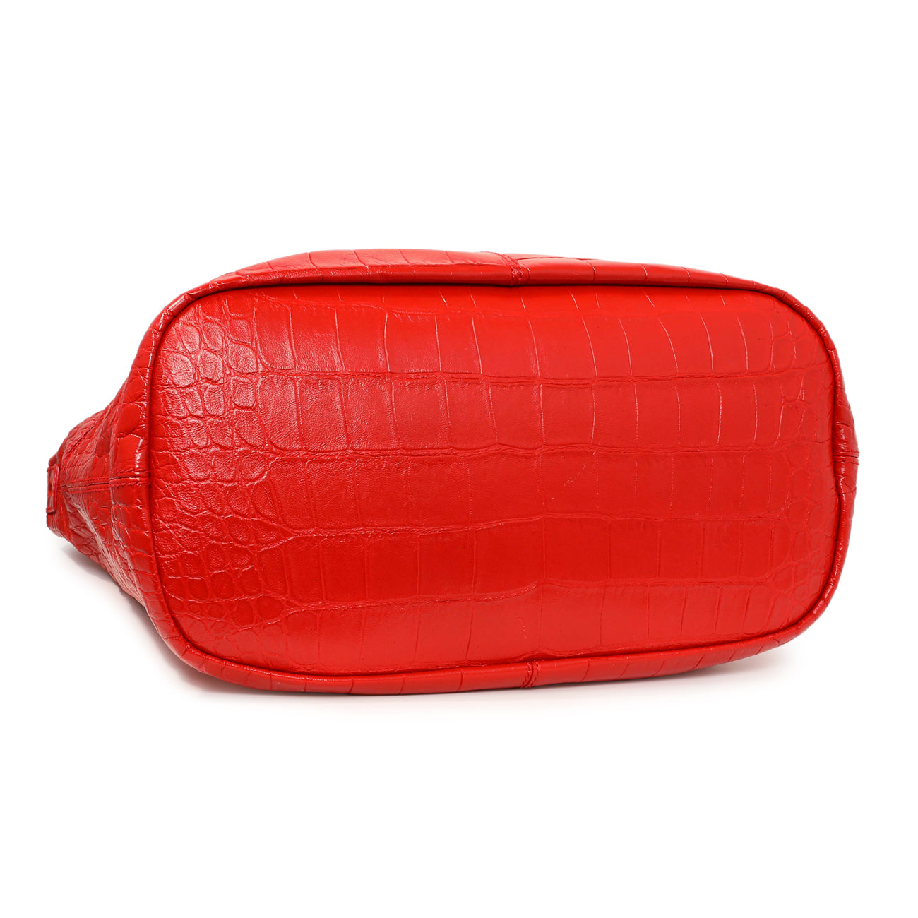 Exclusive Givenchy Red Crocodile Embossed Calfskin North South Nightingale — Back View