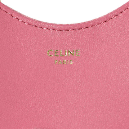 Exclusive Celine Pink Calfskin Micro Ava Pouch Charm — Detail View