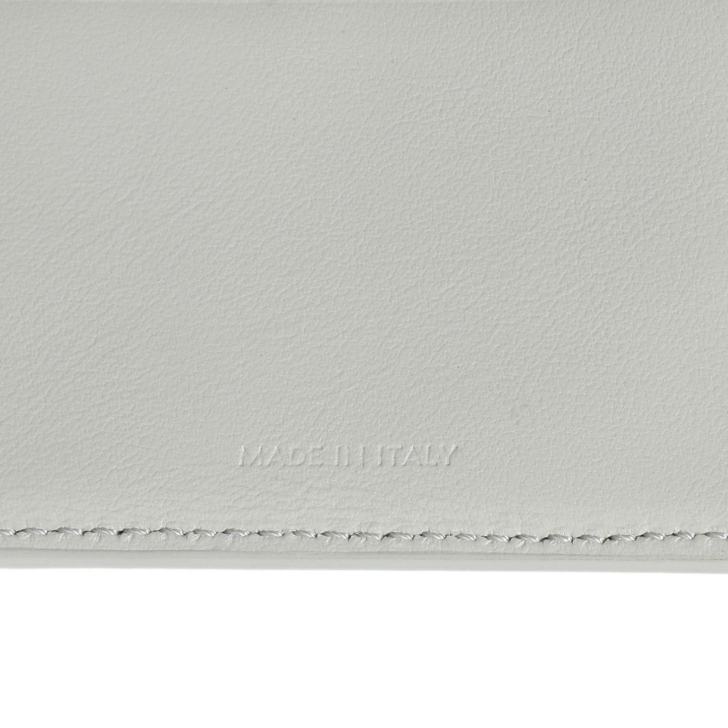Exclusive Celine Grey Shiny Calfskin Small Triomphe Wallet — Lifestyle View