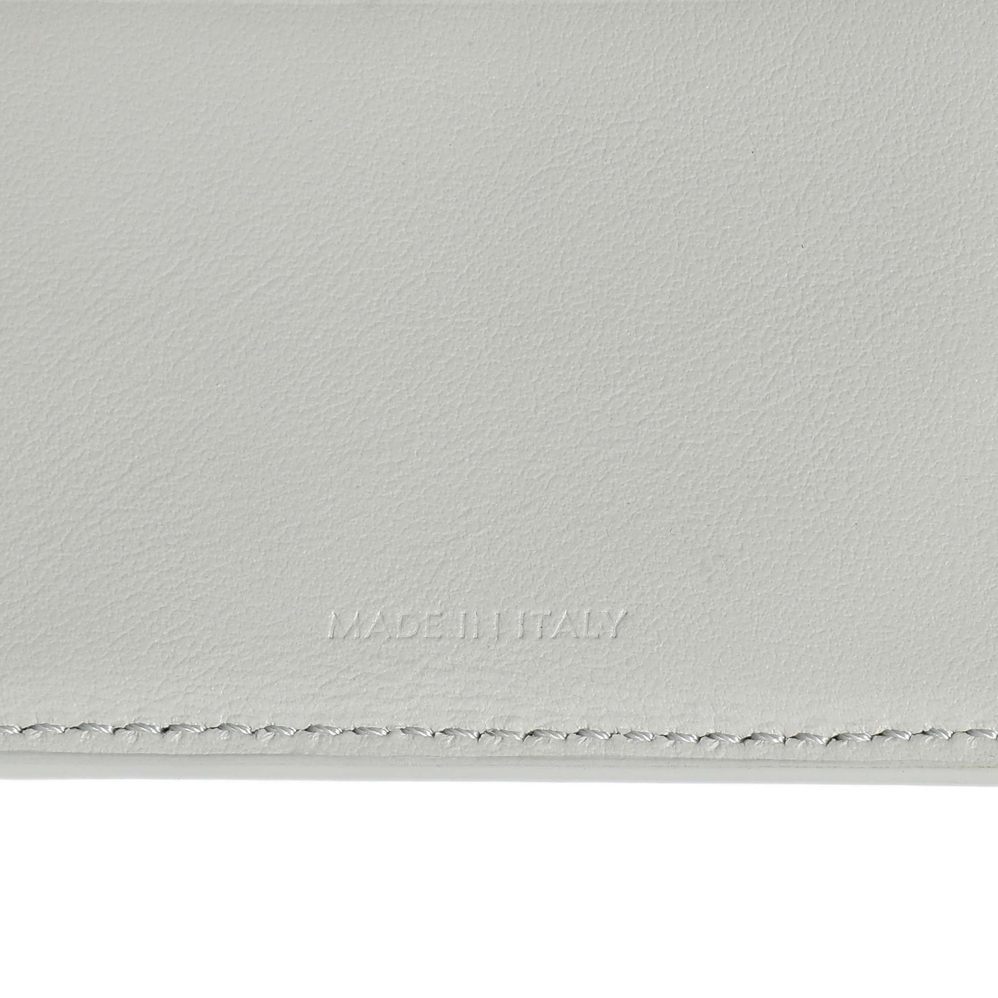 Exclusive Celine Grey Shiny Calfskin Small Triomphe Wallet — Lifestyle View