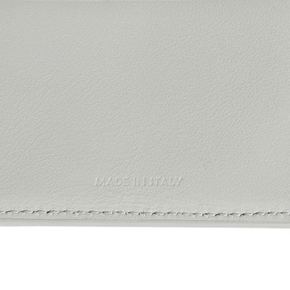 Exclusive Celine Grey Shiny Calfskin Small Triomphe Wallet — Lifestyle View