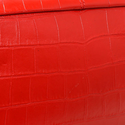 Exclusive Givenchy Red Crocodile Embossed Calfskin North South Nightingale — Alternate View 8