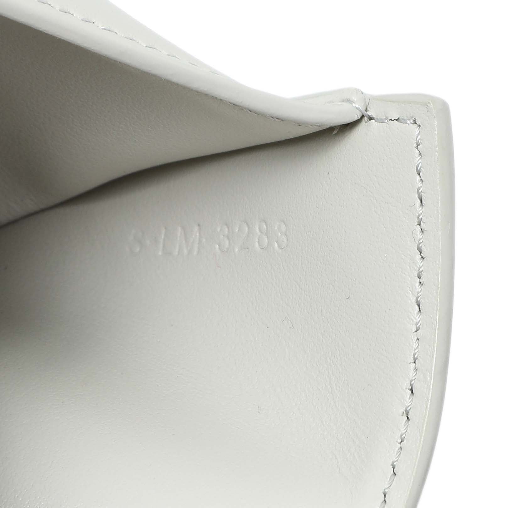 Exclusive Celine Grey Shiny Calfskin Small Triomphe Wallet — Alternate View 7