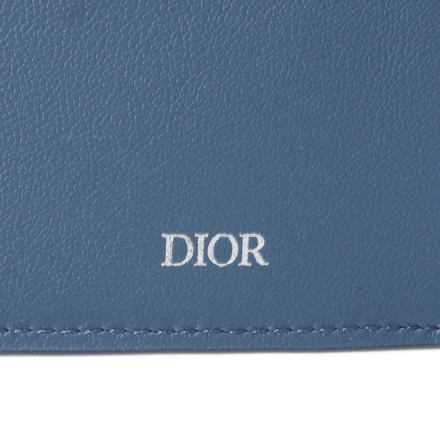 Exclusive Christian Dior Vertical Bifold Card Holder — Detail View