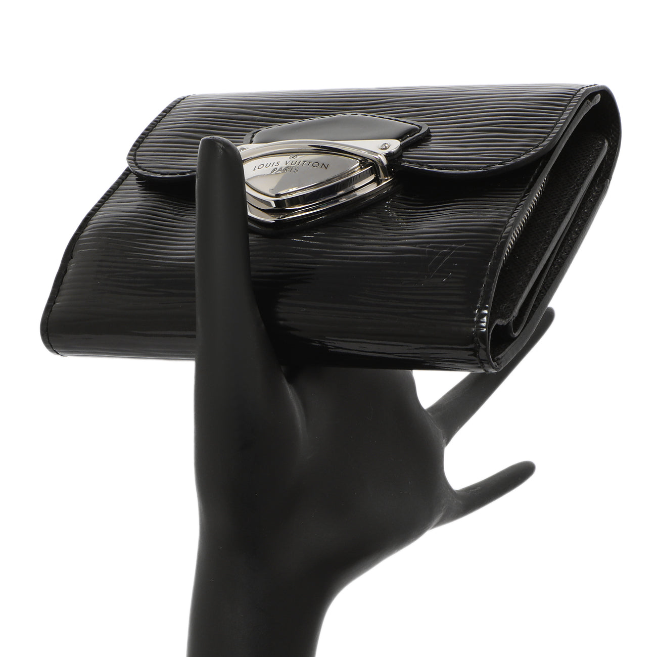 Exclusive Louis Vuitton Black Electric Epi Joey Wallet — Alternate View 13