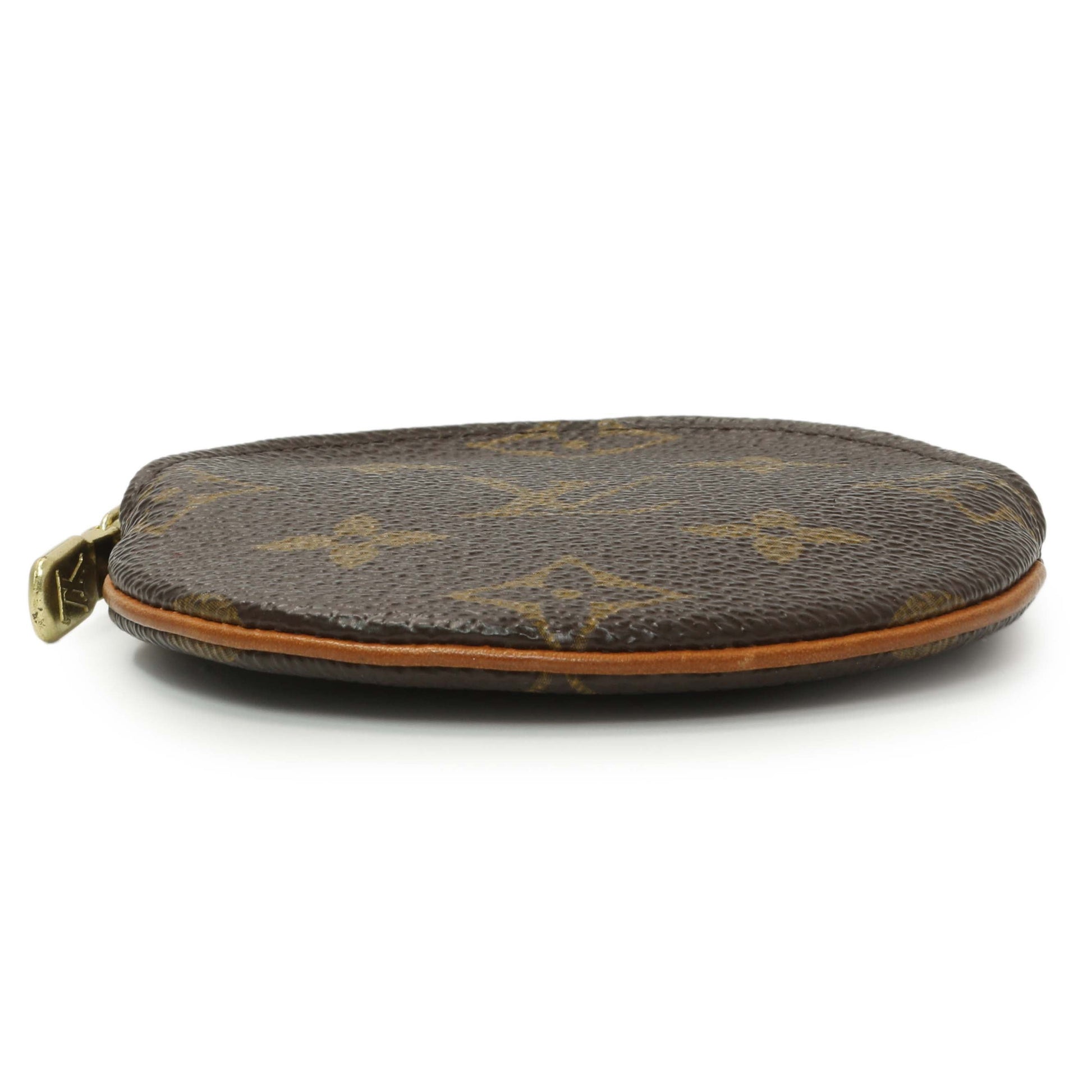 Exclusive Louis Vuitton Monogram Round Coin Purse — Back View