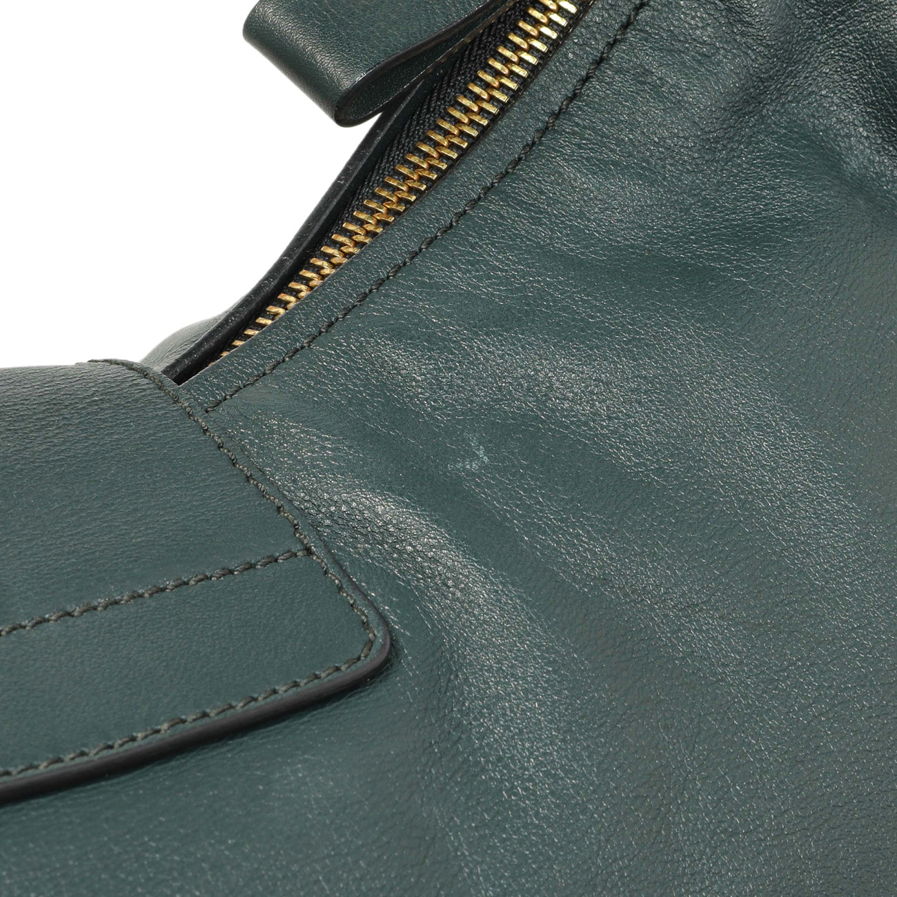 Exclusive Salvatore Ferragamo Teal Calfskin Fanisa Gancini Hobo — Alternate View 11