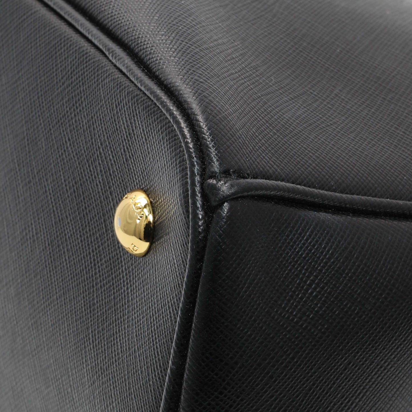 Exclusive Prada Black Saffiano Medium Galleria Double Zip Tote — Alternate View 7