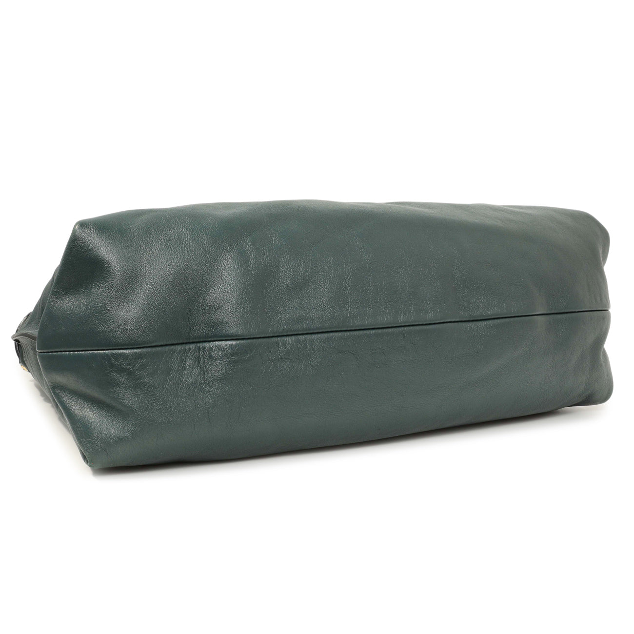 Exclusive Salvatore Ferragamo Teal Calfskin Fanisa Gancini Hobo — Back View