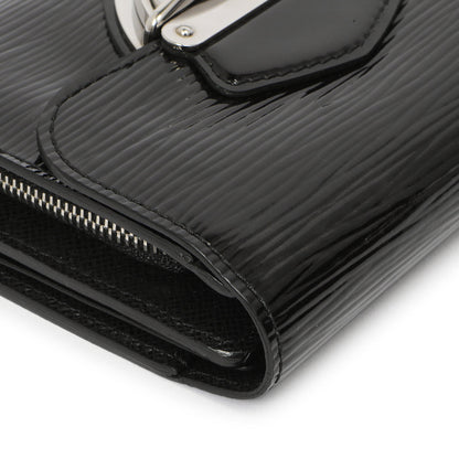 Exclusive Louis Vuitton Black Electric Epi Joey Wallet — Lifestyle View