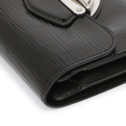 Exclusive Louis Vuitton Black Electric Epi Joey Wallet — Alternate View 7