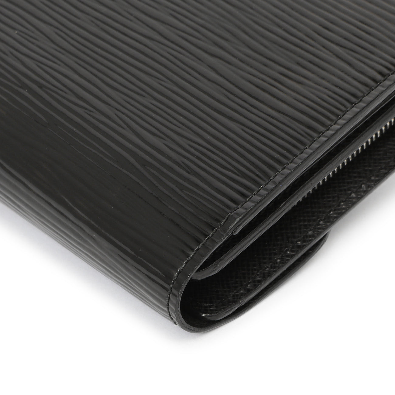 Exclusive Louis Vuitton Black Electric Epi Joey Wallet — Alternate View 8