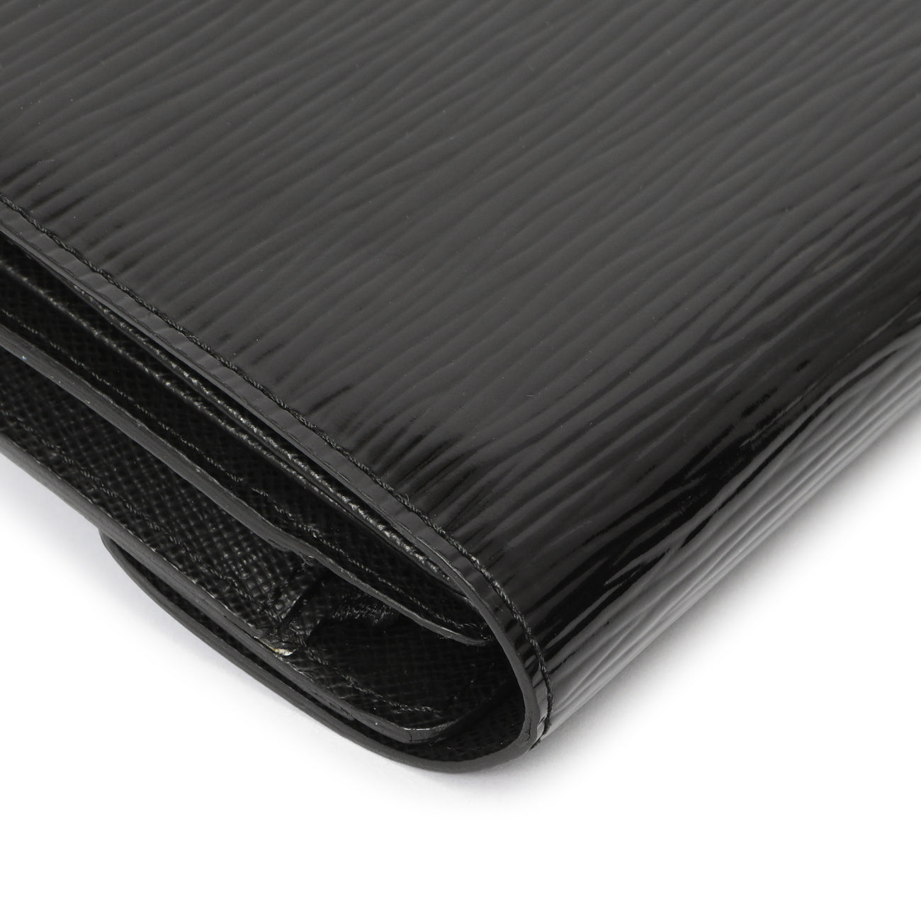 Exclusive Louis Vuitton Black Electric Epi Joey Wallet — Alternate View 9
