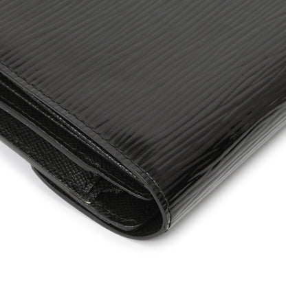 Exclusive Louis Vuitton Black Electric Epi Joey Wallet — Alternate View 9
