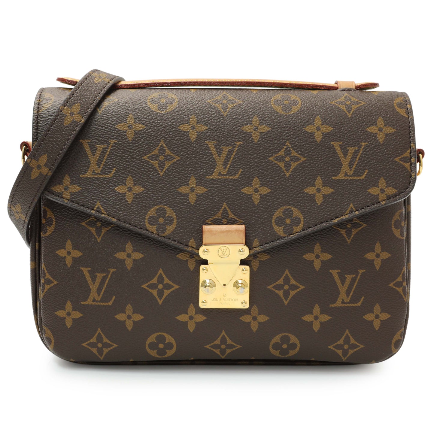 Exclusive Louis Vuitton Monogram Pochette Metis — Front View