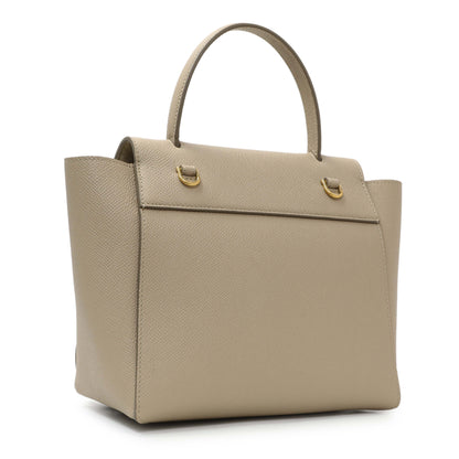 Exclusive Celine Beige Grained Calfskin Nano Belt Bag — Side View