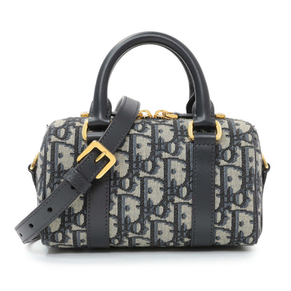 Exclusive Christian Dior Oblique Nano Groove 17 Bag — Front View