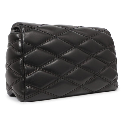 Exclusive Louis Vuitton Black Lambskin Malletage GO-14 PM — Side View